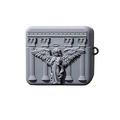 �����Ή�AirPods Pro2�Ή� �P�[�X �V�g �G���W�F�� ���܂� �Ă� �O���[ 3D ���킢�� �G�� �ʔ��� �ϏՌ� �����h�~ ���E�ȒP �ی� �Ή��G�A�[�|�b�YPro2 ��2���� �Ή��G�A�[�|�b�Y�v��2�p�� �X�g���b�v�t�� ������� �l�C �G�� 