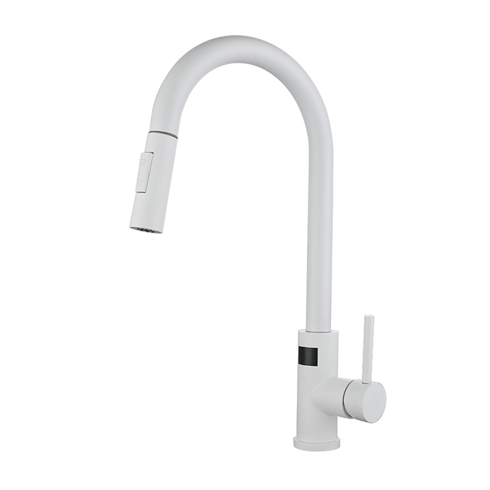 Robinet d'évier coulissant blanc pour une cuisine familiale moderne et sécurisée
