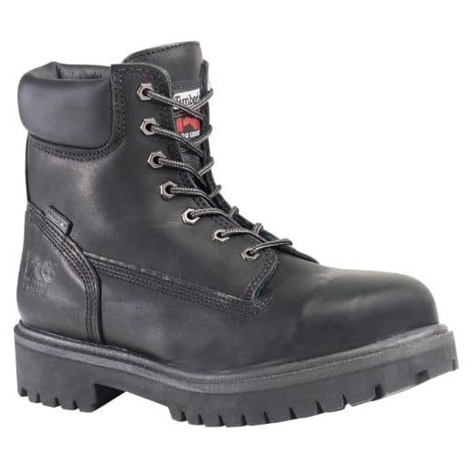 Timberland Pro - Herren 6"Direct Attach Stahl Sicherheitsschuh imprägniert isolierter Schuh, 44.5 EU, Black