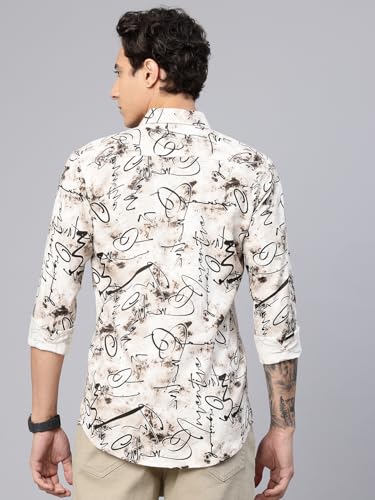 Image of Majestic Man Stylish Abstract Print Casual Shirt - Pure Cotton| Full Sleeve | Trendy & Comfortable