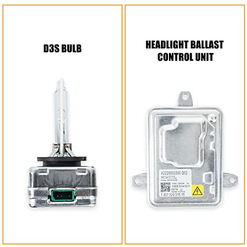 130732931515 Xenon Headlight Ballast Control Unit Module With D3S Bulb Compatible With Dodge Dart Cadillac Cts Xts Chevy Camaro Land Rover Mercedes-Benz Cla250 Gla250 Volvo C30 C70 #TOP2