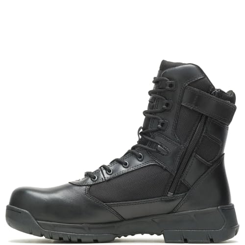 Image of Bates Men's Tactical Sport 2 Black Tall Side Zip Composite Toe EH Boots
