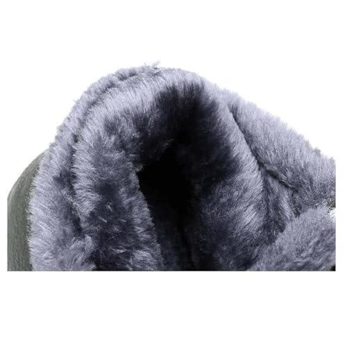 Thatrich Womens Winter Snow Boots Ankle Booties Warm Fur Lined Waterproof Insulated Slip On Shoes Anti-Slip Outdoor Sneaker4