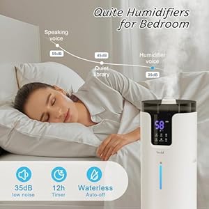 Humidifier large room, Lacidoll 16L/4.2Gal Whole house Humidifier 2000 sq.ft. Ultrasonic Cool Mist Humidifier for Home with Extension Tube, Quiet Bedroom Humidifier with Aroma Box, White Humidifier large room Lacidoll 16L42Gal Whole house Humidifier 2000 sqft Ultrasonic Cool Mist Humidifier for Home with Extension Tube Quiet Bedroom Humidifier with Aroma Box White