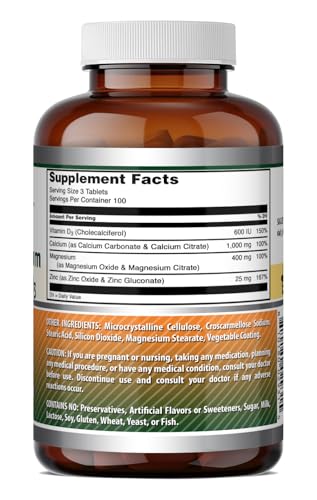 Amazing Nutrition 9315 Calcium Magnesium Supplement