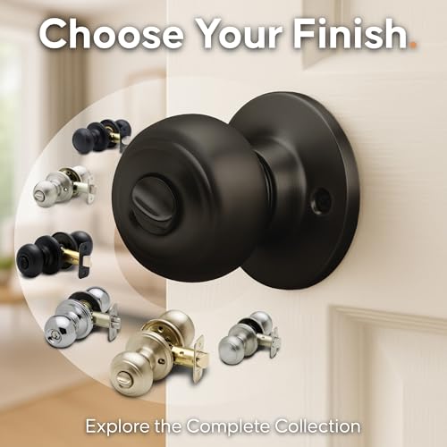 Copper Creek Colonial Privacy Interior Door Knob – ANSI Grade-3 Certified, Modern Heavy Duty Handle, Easy Install and Reversible for Bedroom, Bathroom and Closets – Tuscan Bronze (1 Pack) by Copper Creek - Image 7