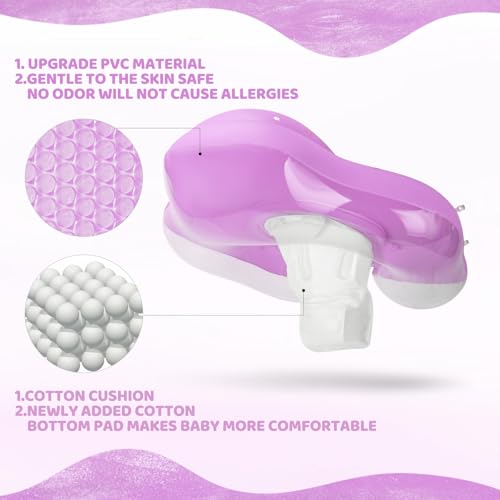 Image of LOOWARTS Baby Pool Float with Canopy and Safety Seat,Infant Swim Float & Pool Float & Baby Water Float & Swimming Floats UPF50+ UV Protection for Kids from 3 to 36 Months.(S:3-12 Month /L:6-36 Month)