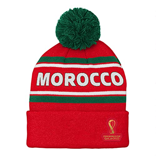 Chapeau FIFA World Cup Outerstuff avec pompon et revers pour jeunes passionnés de football