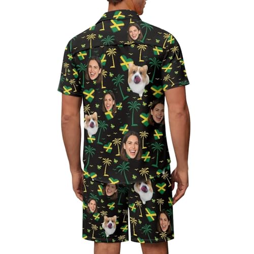 Mens 2 Piece Outfits/Women's Bikini Sets,Custom Face Swimsuits,XS-3XL4