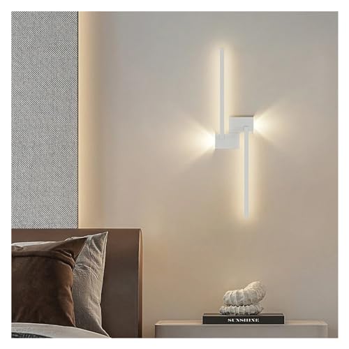 Applique murale rotative en fer avec éclairage 3 couleurs pour l'intérieur de la maison