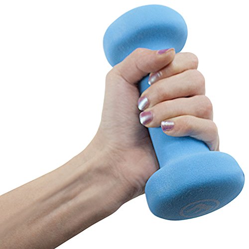 Set of 2 Body Sculpting Hand Weights - Soft Neoprene Coated Dumbbell Set - Supplies for Exercise, Workout, Weight Loss, Body Building - For Men, Women, Seniors, Teens, and Youth - Image 5