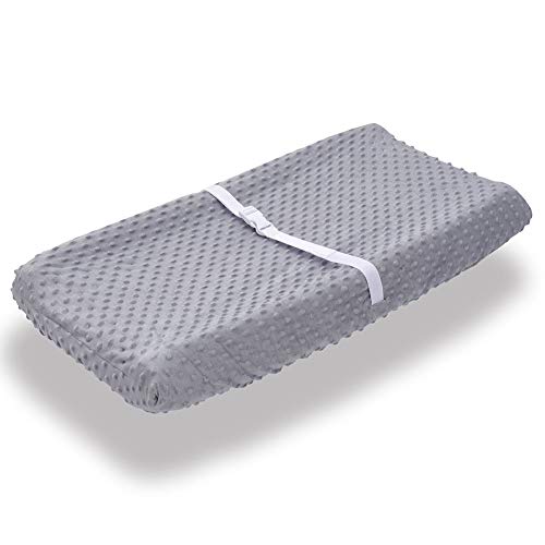 Geapy - Funda para Cambiador de pañales, Ultra Suave, para bebés y niñas, Gris, A