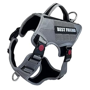 Working Dog Harness with Loop Patches