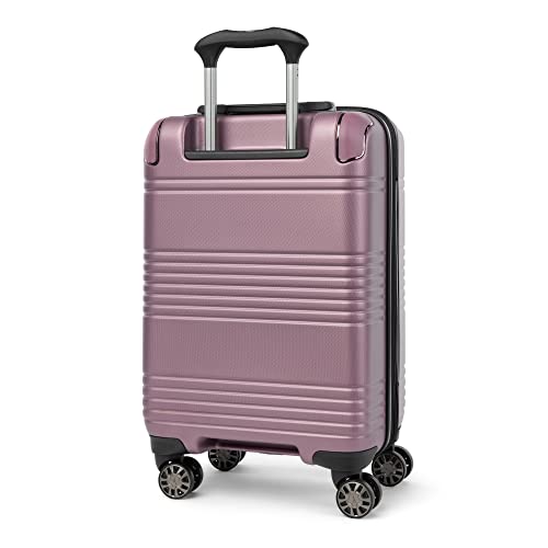 Travelpro Roundtrip Hardside Expandable Luggage, Tsa Lock, 8 Spinner Wheels, Hard Shell Polycarbonate Suitcase, Ash Lilac, 2-Piece Set (21/25) #TOP3