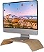 Produktbild SAMDI Monitorständer Holz, Laptop Computer Ständer Desktop Accessories Notebook/Laptop Ständer, Monitorständer für Laptops, MacBook Air/Pro, Drucker und TV/PC (Weiße Birke)