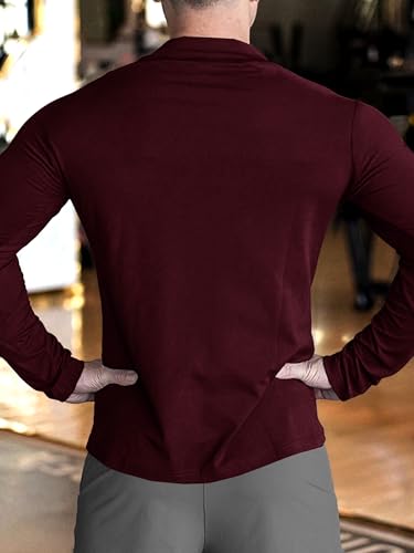 Image of Noble Monk Men's Active wear Regular Fit T Shirt |Full Sleeves |Casual T-Shirt for Men