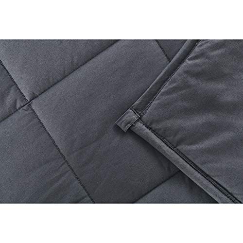 Relaxblanket Kids Weighted Blanket | 40''X60'',10Lbs | For Child Between 90-130 Lbs | Premium Cotton Material With Glass Beads | Dark Grey #TOP2