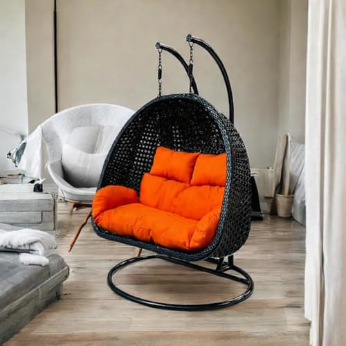 Image of Outdoor Furniture Double Seater Swing, Beautiful Swing with Stand
