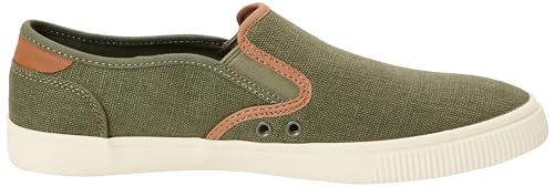Image of Toms Men's 10017695Sneaker, Dark Sage Heritage Canvas Synthetic Nubuck Trim, 11