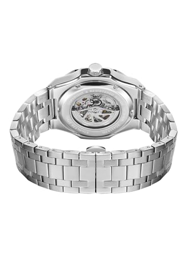Image of French Connection Autaros Skeleton Dial Stainless Steel Automatic Watch for Men - FCA31BSM