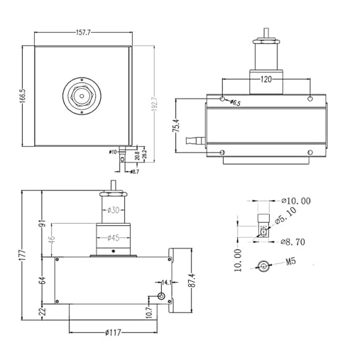Capteur de déplacement à câble LPS-M robuste avec codeur intégré - 3
