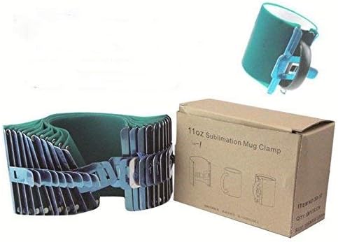Sublimación 3D 11OZ Taza Abrazadera Silicona Taza Wrap, 11OZ Taza Abrazadera Accesorio para Imprimir Tazas de Café 11OZ 10 PCS