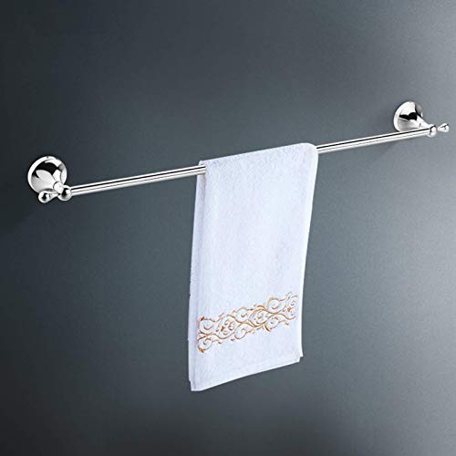 Barre de serviette de salle de bain en acier inoxydable brossé chic LWX
