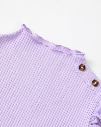 Image of Little Girls Clothes Kids Fall Winter Outfits Pant Set for Girl Age 4-8 | Girls Fall Winter Clothes, 2 Peices, Long Sleeve Shirt, Cute Clothing, Gifts, Family Photos, School, Christmas, Cotton Blend