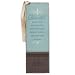 Blessed is She Who Has Believed Two-Toned Robin's Egg Blue and Brown LuxLeather PageMarker/Bookmark, Luke 1:45