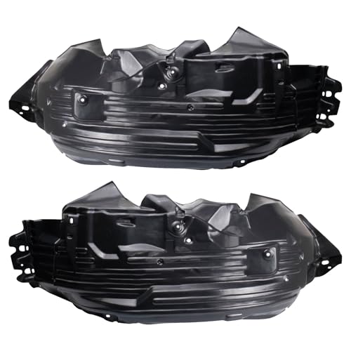 Image of TRQ Inner Fender Liner Set Compatible with 2008-2012 Nissan Pathfinder NI1248145 NI1250129 NI1251129