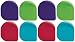 Progressive Nylon Pan Scrapers, Assorted Colors, Pack of 8