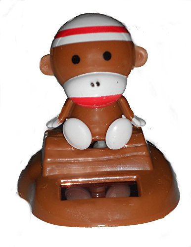 Toysmith 2508 Solar Sock Monkey Novelty
