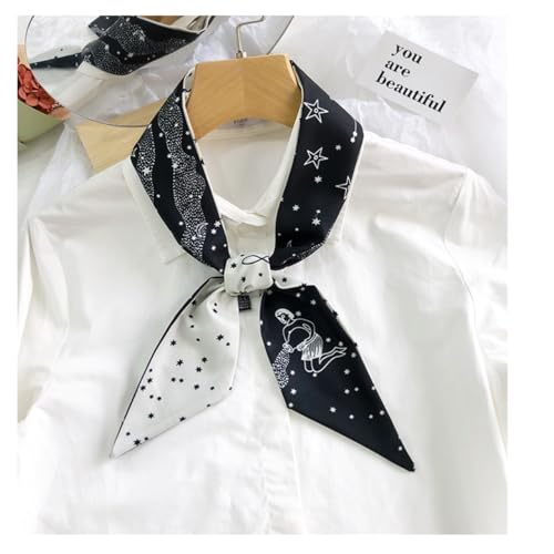 Purse Scarf Silk Hair Scarf for Handbags – A Double-Sided Fashion Skinny Scarves for Women as a Silk Headband Ribbon3