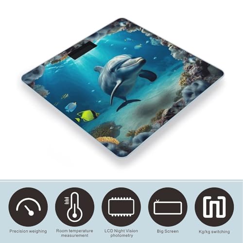 Báscula Digital de Baño Underwater World Dolphin miniatura 3