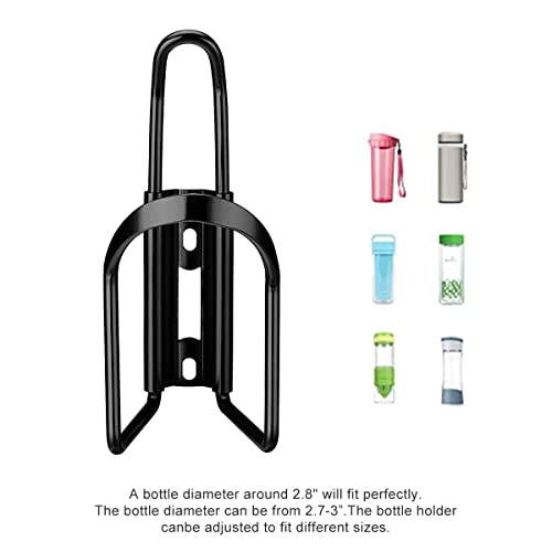 Tobefore 2Pcs Bike Water Bottle Holder Lightweight Aluminum Alloy Mountain Bicycle Water Cup Cages Cycling Drink Racks Bicycle Water Bottle Cage Holder For Outdoor Sports Activities #TOP3