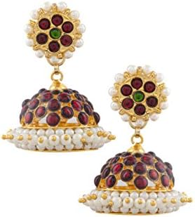 Ug Products Gold-Plated Kemp Studs Jumki Earring For Women