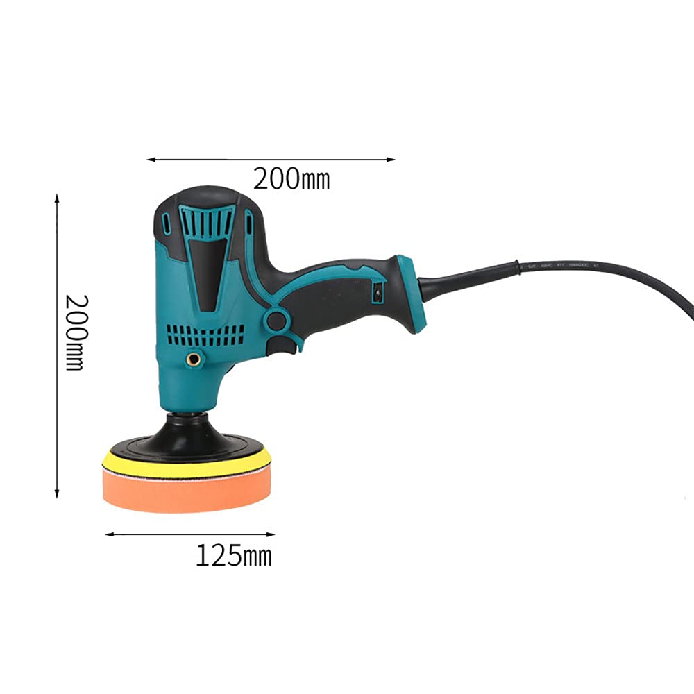 LJJ Lucidatrice Professionale 1200W con Disco lucidante, 6 velocità Variabili
