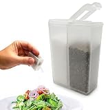 Travel Salt And Pepper Shakers - Stay Fresh - Mini Travel Salt And Pepper Shaker - Portable And Refillable Spice Shaker For Camping, Travel Or Outdoor Cooking (1 piece)
