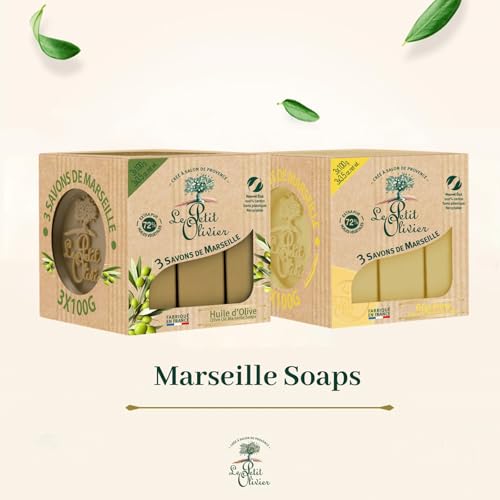 Savon de marseille 3x100g le petit olivier 3 x - vue 5