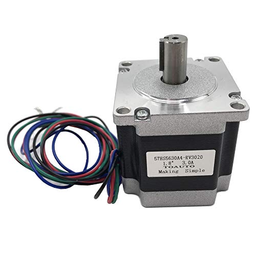 Worm Gear Nema23 Stepper Motor L56mm Gearbox Ratio 20:1 3A Speed Reducer for CNC DIY Router
