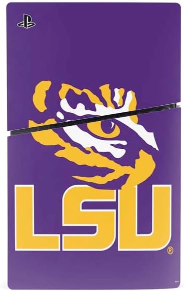 Skinit Decal Gaming Skin Compatible with PS5 Slim Disk Bundle - Officially Licensed LSU Tigers Mascot Design