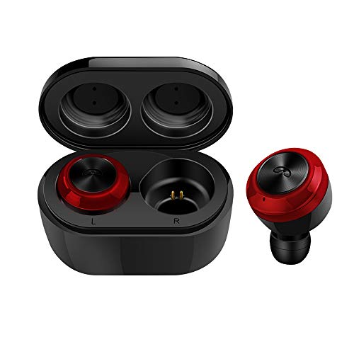 Docooler A6 TWS Earphones BT 5.0 Auriculares estéreo inalámbricos Sports Mini Earbuds Auriculares internos Reducción de Ruido con Estuche de Carga