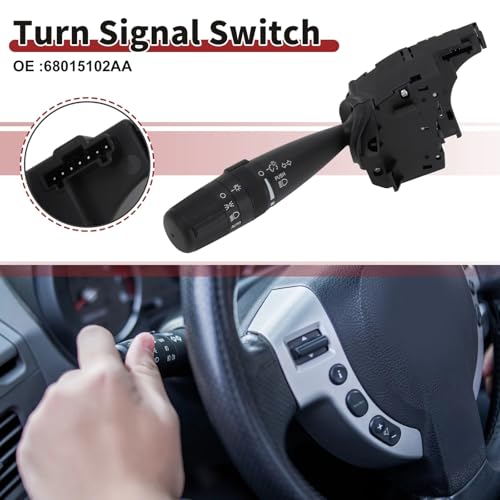 Commande de clignotants Dodge Avenger 2007 2.4 2.7 commodo volant 68015102AA - 5