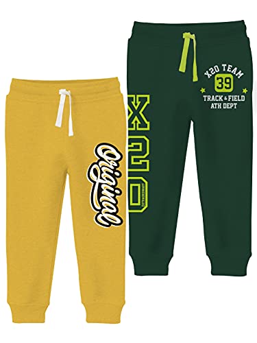 Image of minicult Boy's Regular Fit Cotton Track Pants