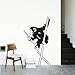 Produktbild Asade Funny Monkey Juggling Walk Vinyl Wall Stickers Mural Wallpaper Decal for Bedroom Living Room Home Decor Art Xmas