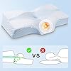 Memory Foam Pillow for Sleeping, Cervical Pillow for Neck Pain Relief, Mkicesky Orthopedic Contour Neck Support Pillow…