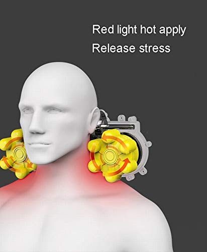 Massage cervical électrique MU : coussin rotatif multifonctionnel pour la nuque - 5