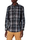 Absorbe la humedad ATG by Wrangler Mixed Material Shirt Camisa, Iron Gate, L para Hombre