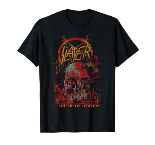 Slayer South of Heaven Three Color Camiseta