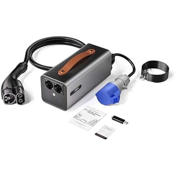Ładowanie 5KW CCS2 Tesla V2L EV do modelu Y/3/X/S, 220 V ~ 23 A Max wyjście AC, wejście 320-520 V DC, przenośny zewnętrzny zasilacz z wtyczką Schuko do biwakowania, budownictwa, użytku